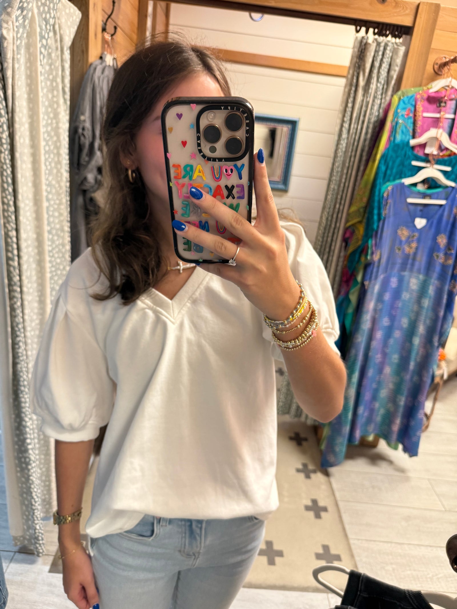 Jodifl: pretty in White top