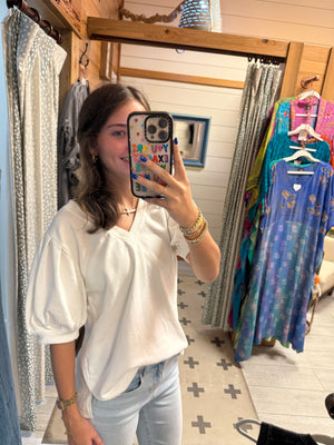 Jodifl: pretty in White top
